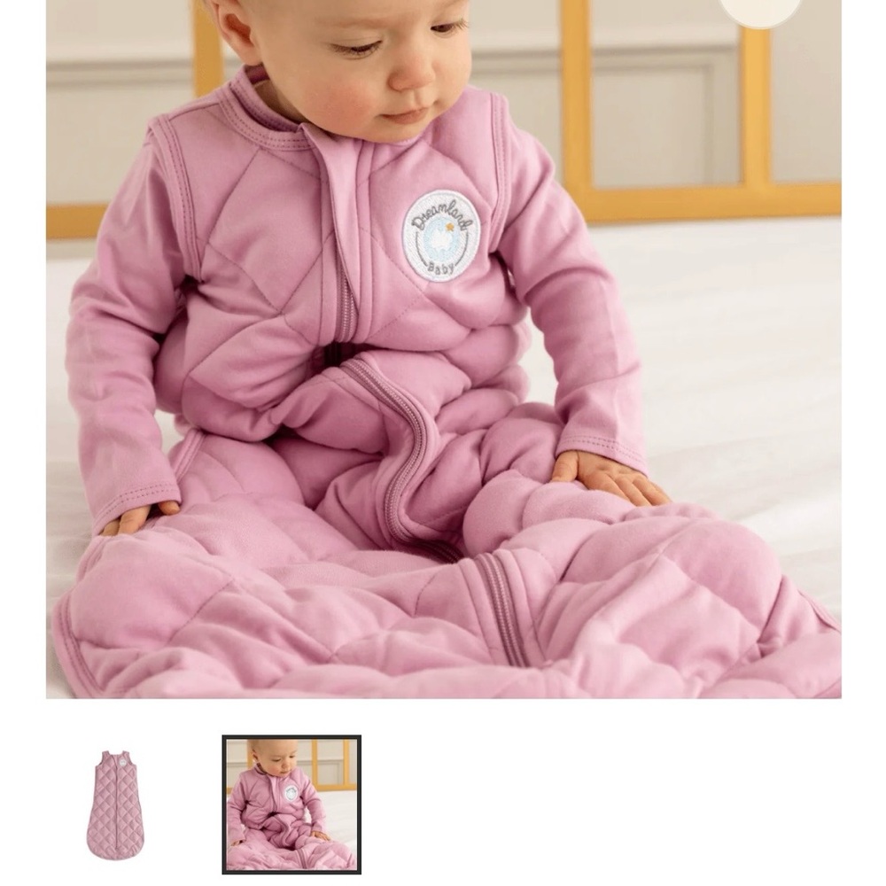 Dreamland Baby Weighted Sleep Sack Size M Pink